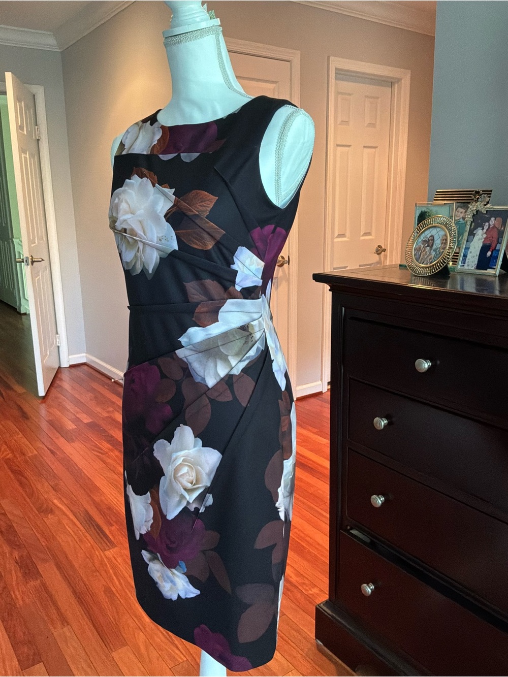 Calvin Klein Sheath Dress with Floral Print